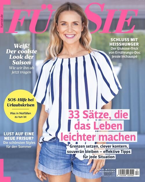 Cover der Zeitschrift FÜR SIE, Ausgabe vom 17.07.2024